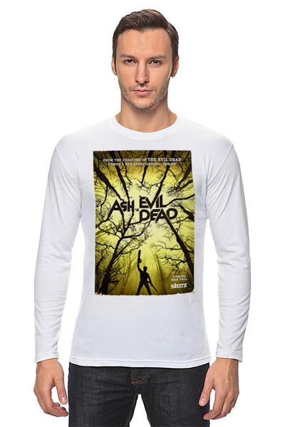 Заказать лонгслив в Москве. Лонгслив Ash vs Evil Dead / Эш против зловещих мертвецов от KinoArt - готовые дизайны и нанесение принтов.