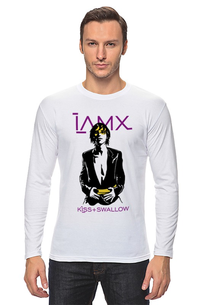 Заказать лонгслив в Москве. Лонгслив IAMX / Kiss And Swallow от OEX design - готовые дизайны и нанесение принтов.