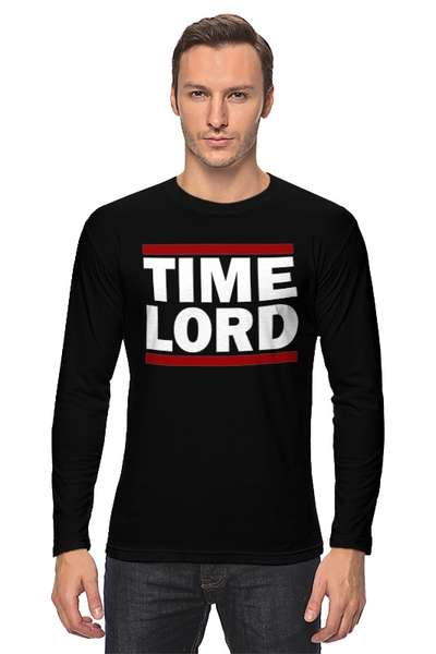 Заказать лонгслив в Москве. Лонгслив Time Lord от skynatural - готовые дизайны и нанесение принтов.