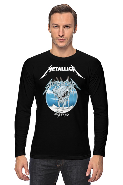 Заказать лонгслив в Москве. Лонгслив Metallica от Leichenwagen - готовые дизайны и нанесение принтов.