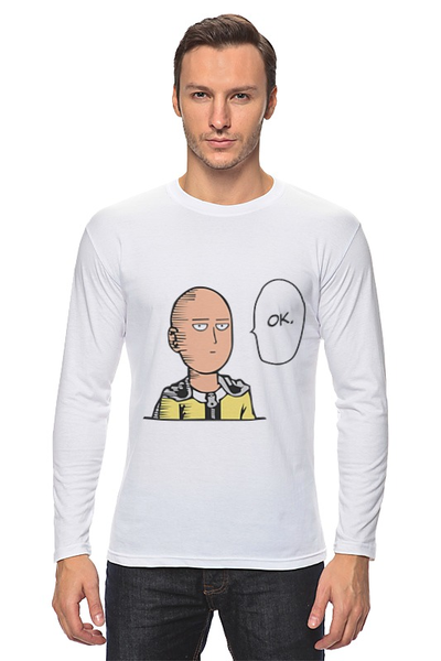 Заказать лонгслив в Москве. Лонгслив One Punch Man  от cherdantcev - готовые дизайны и нанесение принтов.