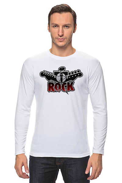 Заказать лонгслив в Москве. Лонгслив Rock music от gopotol - готовые дизайны и нанесение принтов.