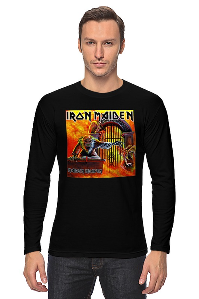 Заказать лонгслив в Москве. Лонгслив Iron Maiden Band от Leichenwagen - готовые дизайны и нанесение принтов.