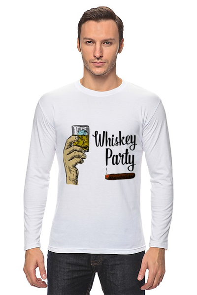 Заказать лонгслив в Москве. Лонгслив Whiskey Party от denis01001 - готовые дизайны и нанесение принтов.