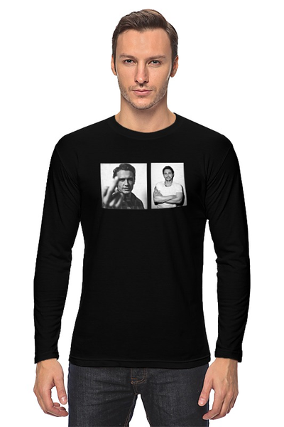 Заказать лонгслив в Москве. Лонгслив James Franco t-shirt от Sebastian Eloquent - готовые дизайны и нанесение принтов.