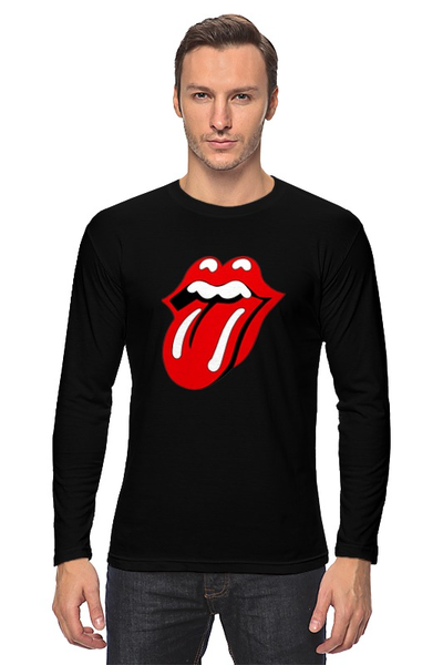 Заказать лонгслив в Москве. Лонгслив The Rolling Stones от coolmag - готовые дизайны и нанесение принтов.
