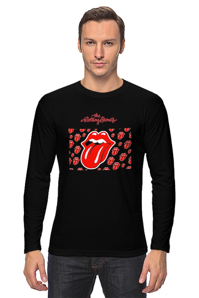 Заказать лонгслив в Москве. Лонгслив Rolling Stones от gent777 - готовые дизайны и нанесение принтов.