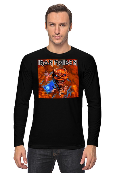 Заказать лонгслив в Москве. Лонгслив Iron Maiden Band от Leichenwagen - готовые дизайны и нанесение принтов.
