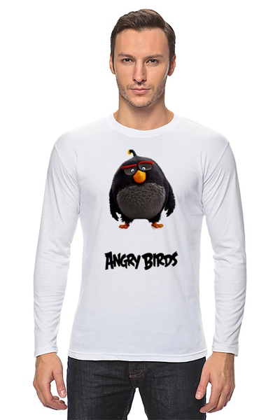 Заказать лонгслив в Москве. Лонгслив Angry Birds от denis01001 - готовые дизайны и нанесение принтов.
