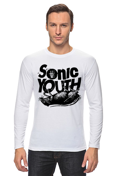 Заказать лонгслив в Москве. Лонгслив Sonic Youth от geekbox - готовые дизайны и нанесение принтов.