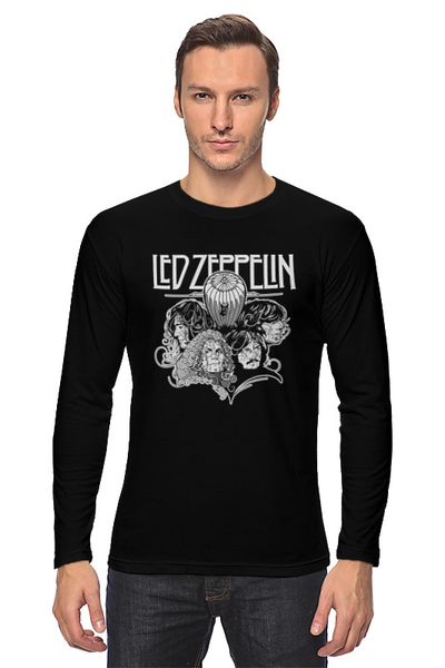 Заказать лонгслив в Москве. Лонгслив Led Zeppelin от geekbox - готовые дизайны и нанесение принтов.