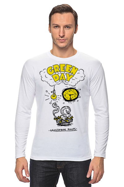 Заказать лонгслив в Москве. Лонгслив Green Day от geekbox - готовые дизайны и нанесение принтов.