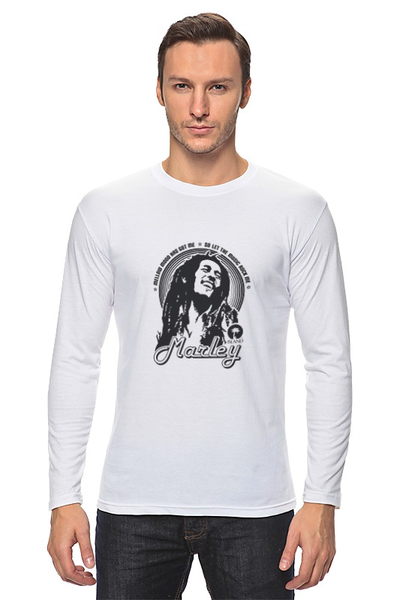 Заказать лонгслив в Москве. Лонгслив MARLEY от gent777 - готовые дизайны и нанесение принтов.
