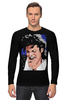 Заказать лонгслив в Москве. Лонгслив Michael Jackson  от KinoArt - готовые дизайны и нанесение принтов.