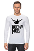 Заказать лонгслив в Москве. Лонгслив Rocknmob (dark logo) от accs@rocknmob.com - готовые дизайны и нанесение принтов.