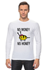 Заказать лонгслив в Москве. Лонгслив No money No honey! (Нет денет, Нет меда!) от Easy-store - готовые дизайны и нанесение принтов.