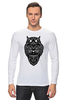 Заказать лонгслив в Москве. Лонгслив Сова (Owl) от trugift - готовые дизайны и нанесение принтов.