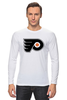 Заказать лонгслив в Москве. Лонгслив Philadelphia Flyers / NHL USA от KinoArt - готовые дизайны и нанесение принтов.