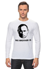 Заказать лонгслив в Москве. Лонгслив Big Brother Putin от BigBrotherPu - готовые дизайны и нанесение принтов.