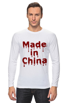 Заказать лонгслив в Москве. Лонгслив Made In China от trend - готовые дизайны и нанесение принтов.