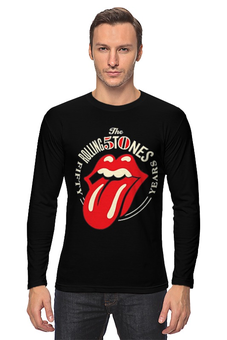 Заказать лонгслив в Москве. Лонгслив The Rolling Stones от ROK - готовые дизайны и нанесение принтов.