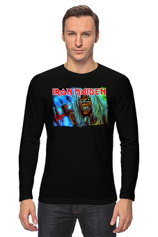 Заказать лонгслив в Москве. Лонгслив Iron Maiden Band от Leichenwagen - готовые дизайны и нанесение принтов.