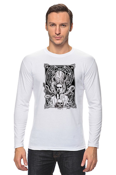 Заказать лонгслив в Москве. Лонгслив Howard Lovecraft T-Shirt от BigBrother - готовые дизайны и нанесение принтов.