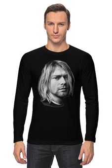 Заказать лонгслив в Москве. Лонгслив Kurt Cobain от rancid - готовые дизайны и нанесение принтов.
