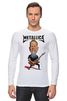 Заказать лонгслив в Москве. Лонгслив Metallica от Leichenwagen - готовые дизайны и нанесение принтов.