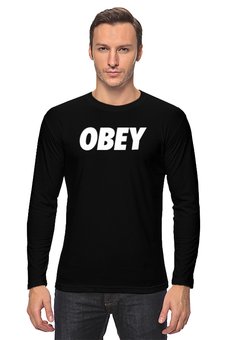 Заказать лонгслив в Москве. Лонгслив OBEY  от DESIGNER   - готовые дизайны и нанесение принтов.