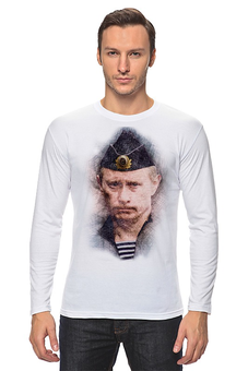 Заказать лонгслив в Москве. Лонгслив Putin от Pinky-Winky - готовые дизайны и нанесение принтов.