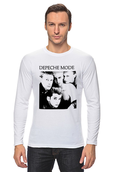 Заказать лонгслив в Москве. Лонгслив Depeche Mode от afonin.i96@gmail.com - готовые дизайны и нанесение принтов.