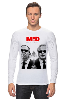 Заказать лонгслив в Москве. Лонгслив Men in Black от Design Ministry - готовые дизайны и нанесение принтов.