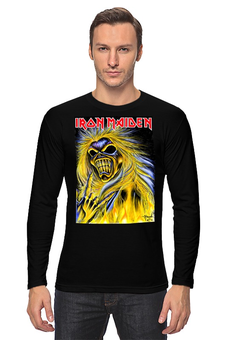 Заказать лонгслив в Москве. Лонгслив Iron Maiden Band от Leichenwagen - готовые дизайны и нанесение принтов.