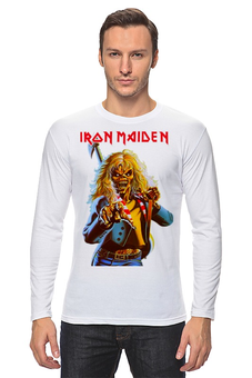 Заказать лонгслив в Москве. Лонгслив Iron Maiden Band от Leichenwagen - готовые дизайны и нанесение принтов.