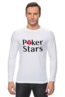 Заказать лонгслив в Москве. Лонгслив PokerStars от YellowCloverShop - готовые дизайны и нанесение принтов.