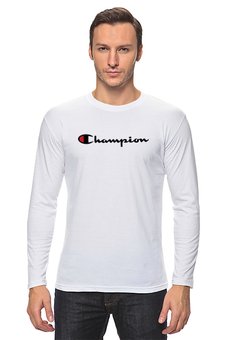 Заказать лонгслив в Москве. Лонгслив Champion от DESIGNER   - готовые дизайны и нанесение принтов.