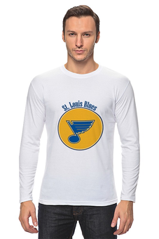 Заказать лонгслив в Москве. Лонгслив St. Louis Blues  от kspsshop - готовые дизайны и нанесение принтов.