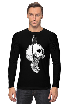 Заказать лонгслив в Москве. Лонгслив Noose Skull от Leichenwagen - готовые дизайны и нанесение принтов.