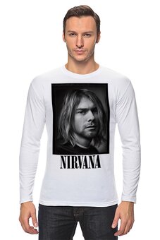 Заказать лонгслив в Москве. Лонгслив NIRVANA от Jimmy Flash - готовые дизайны и нанесение принтов.