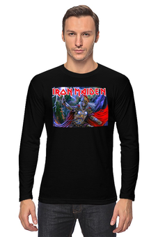 Заказать лонгслив в Москве. Лонгслив Iron Maiden Band от Leichenwagen - готовые дизайны и нанесение принтов.