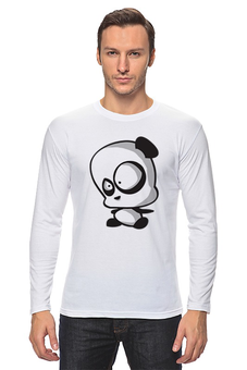 Заказать лонгслив в Москве. Лонгслив Панда (Panda) от coolmag - готовые дизайны и нанесение принтов.