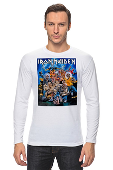 Заказать лонгслив в Москве. Лонгслив Iron Maiden Band от Leichenwagen - готовые дизайны и нанесение принтов.