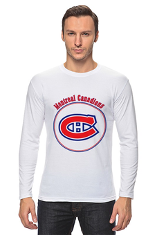 Заказать лонгслив в Москве. Лонгслив Montreal Canadiens от kspsshop - готовые дизайны и нанесение принтов.