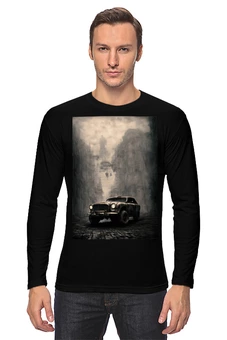 Заказать лонгслив в Москве. Лонгслив Steampunk car от Дана Столыпина - готовые дизайны и нанесение принтов.