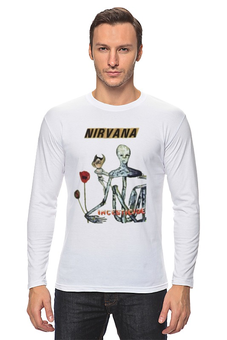 Заказать лонгслив в Москве. Лонгслив Nirvana Incesticide album t-shirt от rancid - готовые дизайны и нанесение принтов.