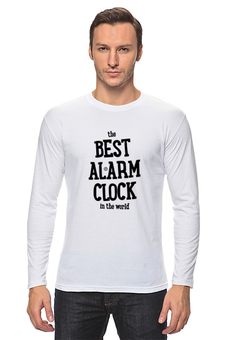 Заказать лонгслив в Москве. Лонгслив Best Alarm Clock by Brainy от Brainy - готовые дизайны и нанесение принтов.