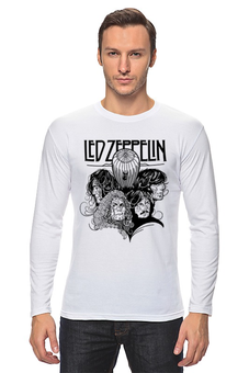 Заказать лонгслив в Москве. Лонгслив Led Zeppelin от geekbox - готовые дизайны и нанесение принтов.