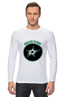 Заказать лонгслив в Москве. Лонгслив Dallas Stars от kspsshop - готовые дизайны и нанесение принтов.