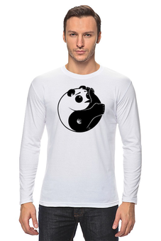Заказать лонгслив в Москве. Лонгслив Панда (Panda) от fanart - готовые дизайны и нанесение принтов.